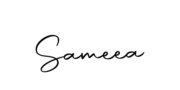 Design your own signature with our free online signature maker. With this signature software, you can create a handwritten (Autography-DOLnW) signature for name Sameea. Sameea signature style 10 images and pictures png