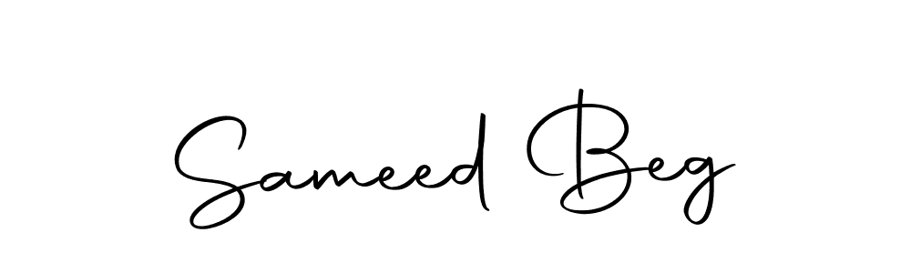 Use a signature maker to create a handwritten signature online. With this signature software, you can design (Autography-DOLnW) your own signature for name Sameed Beg. Sameed Beg signature style 10 images and pictures png