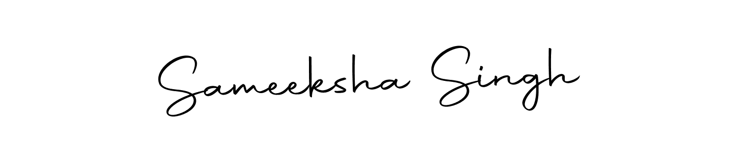 How to make Sameeksha Singh signature? Autography-DOLnW is a professional autograph style. Create handwritten signature for Sameeksha Singh name. Sameeksha Singh signature style 10 images and pictures png