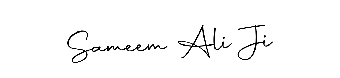 Create a beautiful signature design for name Sameem Ali Ji. With this signature (Autography-DOLnW) fonts, you can make a handwritten signature for free. Sameem Ali Ji signature style 10 images and pictures png