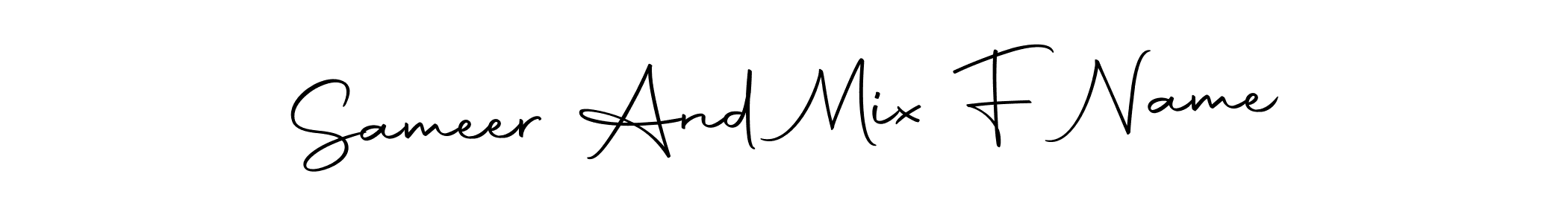 Here are the top 10 professional signature styles for the name Sameer And Mix F Name. These are the best autograph styles you can use for your name. Sameer And Mix F Name signature style 10 images and pictures png