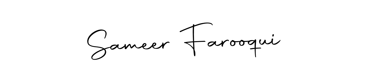 You should practise on your own different ways (Autography-DOLnW) to write your name (Sameer Farooqui) in signature. don't let someone else do it for you. Sameer Farooqui signature style 10 images and pictures png