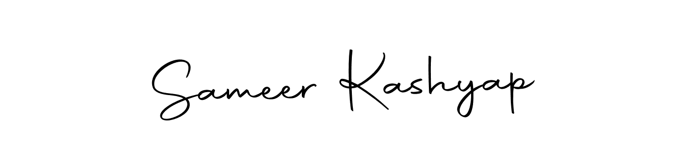 Also we have Sameer Kashyap name is the best signature style. Create professional handwritten signature collection using Autography-DOLnW autograph style. Sameer Kashyap signature style 10 images and pictures png