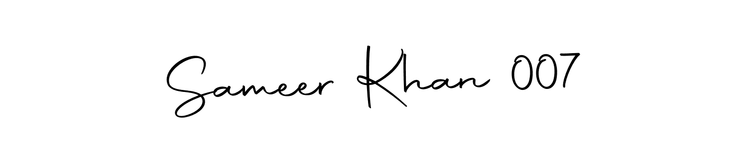 Make a beautiful signature design for name Sameer Khan 007. With this signature (Autography-DOLnW) style, you can create a handwritten signature for free. Sameer Khan 007 signature style 10 images and pictures png