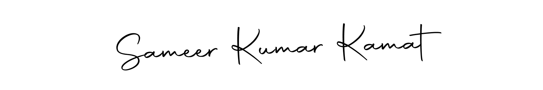 Also we have Sameer Kumar Kamat name is the best signature style. Create professional handwritten signature collection using Autography-DOLnW autograph style. Sameer Kumar Kamat signature style 10 images and pictures png