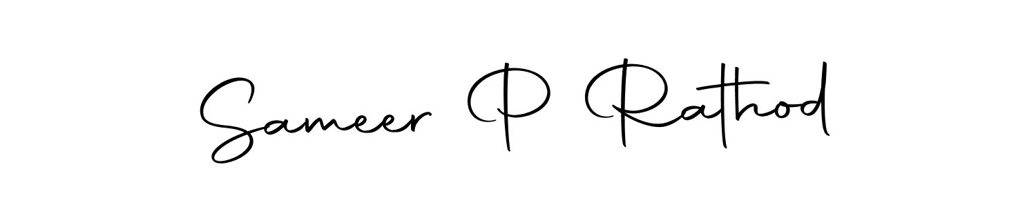 Make a beautiful signature design for name Sameer P Rathod. With this signature (Autography-DOLnW) style, you can create a handwritten signature for free. Sameer P Rathod signature style 10 images and pictures png