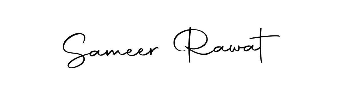 if you are searching for the best signature style for your name Sameer Rawat. so please give up your signature search. here we have designed multiple signature styles  using Autography-DOLnW. Sameer Rawat signature style 10 images and pictures png