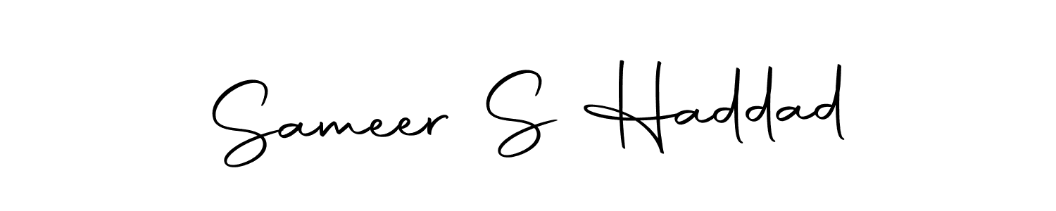 Here are the top 10 professional signature styles for the name Sameer S Haddad. These are the best autograph styles you can use for your name. Sameer S Haddad signature style 10 images and pictures png