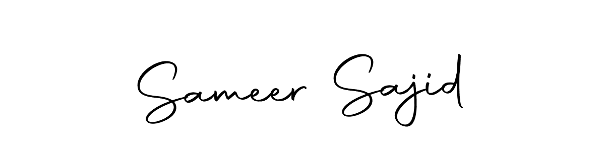 This is the best signature style for the Sameer Sajid name. Also you like these signature font (Autography-DOLnW). Mix name signature. Sameer Sajid signature style 10 images and pictures png