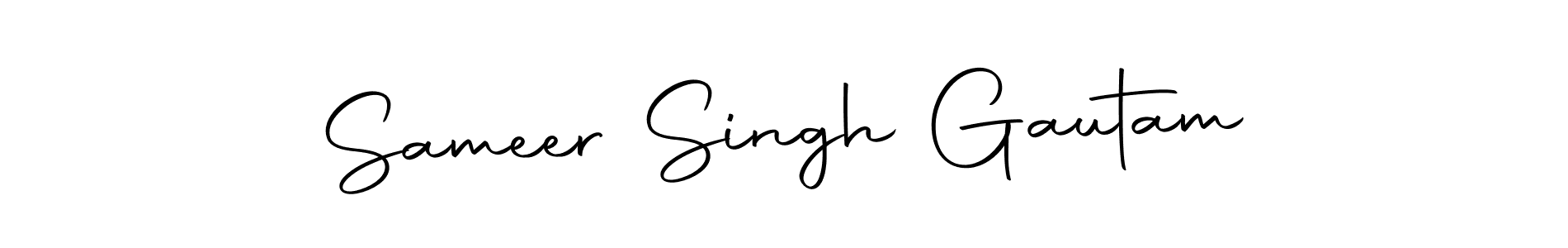 How to make Sameer Singh Gautam signature? Autography-DOLnW is a professional autograph style. Create handwritten signature for Sameer Singh Gautam name. Sameer Singh Gautam signature style 10 images and pictures png