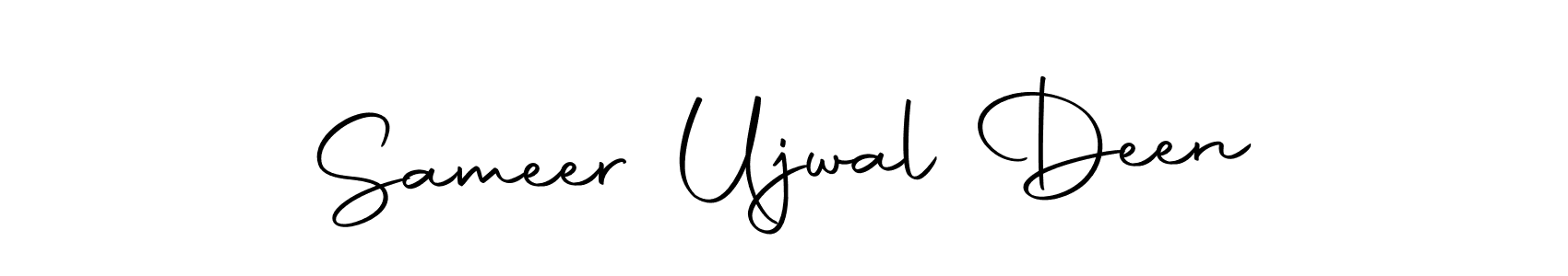 Design your own signature with our free online signature maker. With this signature software, you can create a handwritten (Autography-DOLnW) signature for name Sameer Ujwal Deen. Sameer Ujwal Deen signature style 10 images and pictures png
