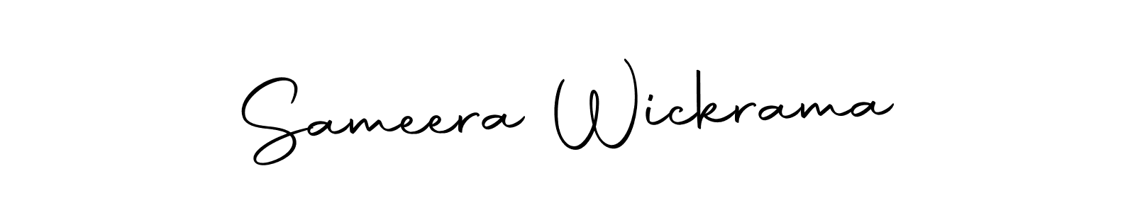 Sameera Wickrama stylish signature style. Best Handwritten Sign (Autography-DOLnW) for my name. Handwritten Signature Collection Ideas for my name Sameera Wickrama. Sameera Wickrama signature style 10 images and pictures png