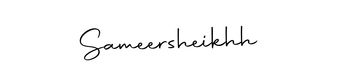 The best way (Autography-DOLnW) to make a short signature is to pick only two or three words in your name. The name Sameersheikhh include a total of six letters. For converting this name. Sameersheikhh signature style 10 images and pictures png