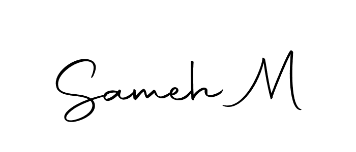 Also we have Sameh M name is the best signature style. Create professional handwritten signature collection using Autography-DOLnW autograph style. Sameh M signature style 10 images and pictures png