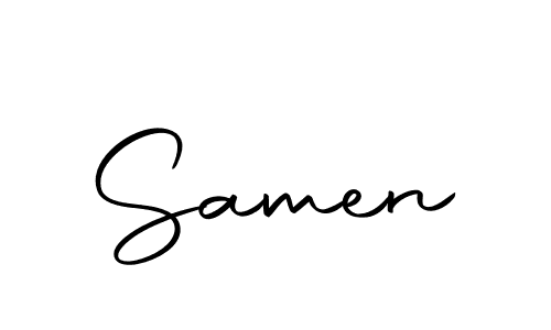 Autography-DOLnW is a professional signature style that is perfect for those who want to add a touch of class to their signature. It is also a great choice for those who want to make their signature more unique. Get Samen name to fancy signature for free. Samen signature style 10 images and pictures png