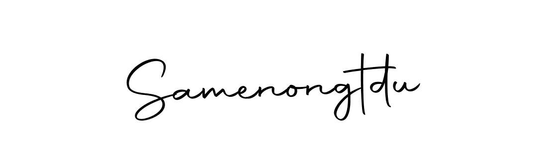 How to Draw Samenongtdu signature style? Autography-DOLnW is a latest design signature styles for name Samenongtdu. Samenongtdu signature style 10 images and pictures png