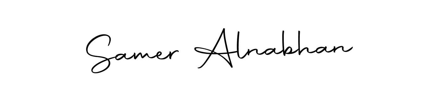 You should practise on your own different ways (Autography-DOLnW) to write your name (Samer Alnabhan) in signature. don't let someone else do it for you. Samer Alnabhan signature style 10 images and pictures png
