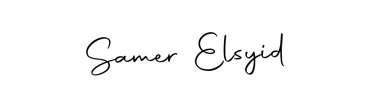 Make a beautiful signature design for name Samer Elsyid. Use this online signature maker to create a handwritten signature for free. Samer Elsyid signature style 10 images and pictures png