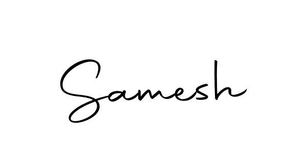 Use a signature maker to create a handwritten signature online. With this signature software, you can design (Autography-DOLnW) your own signature for name Samesh. Samesh signature style 10 images and pictures png