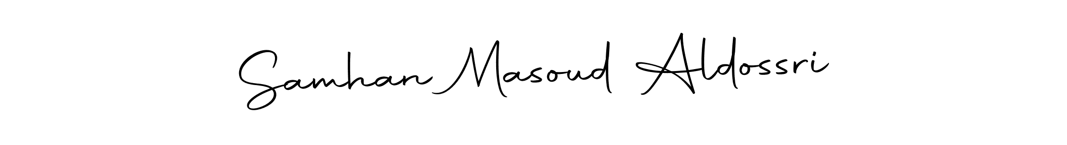 Make a beautiful signature design for name Samhan Masoud Aldossri. Use this online signature maker to create a handwritten signature for free. Samhan Masoud Aldossri signature style 10 images and pictures png