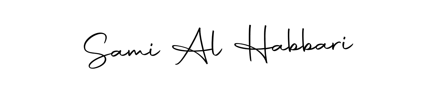 Sami Al Habbari stylish signature style. Best Handwritten Sign (Autography-DOLnW) for my name. Handwritten Signature Collection Ideas for my name Sami Al Habbari. Sami Al Habbari signature style 10 images and pictures png