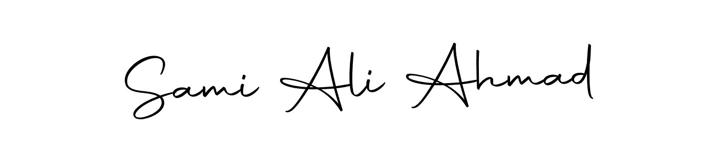 Autography-DOLnW is a professional signature style that is perfect for those who want to add a touch of class to their signature. It is also a great choice for those who want to make their signature more unique. Get Sami Ali Ahmad name to fancy signature for free. Sami Ali Ahmad signature style 10 images and pictures png