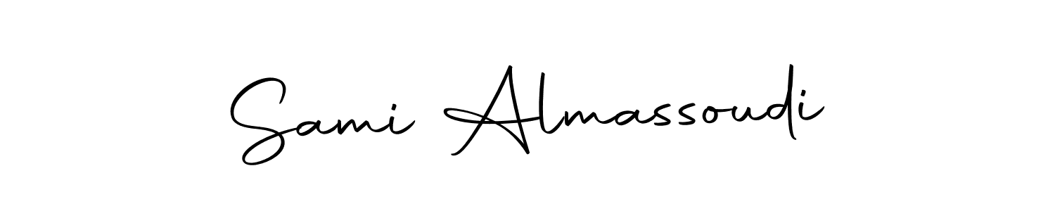 Make a beautiful signature design for name Sami Almassoudi. With this signature (Autography-DOLnW) style, you can create a handwritten signature for free. Sami Almassoudi signature style 10 images and pictures png