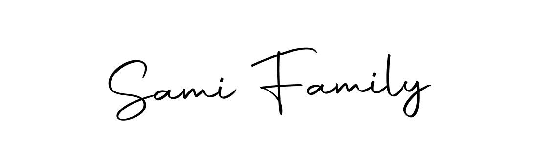 You can use this online signature creator to create a handwritten signature for the name Sami Family. This is the best online autograph maker. Sami Family signature style 10 images and pictures png
