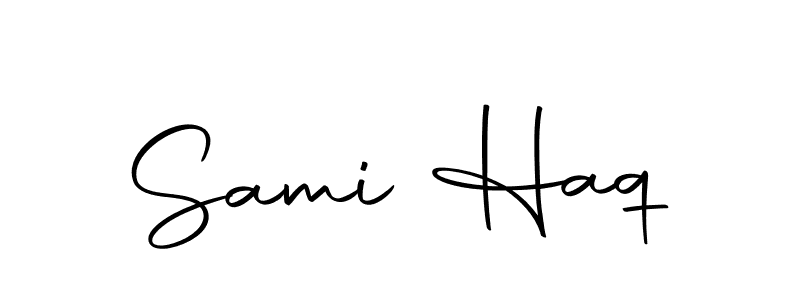 Here are the top 10 professional signature styles for the name Sami Haq. These are the best autograph styles you can use for your name. Sami Haq signature style 10 images and pictures png