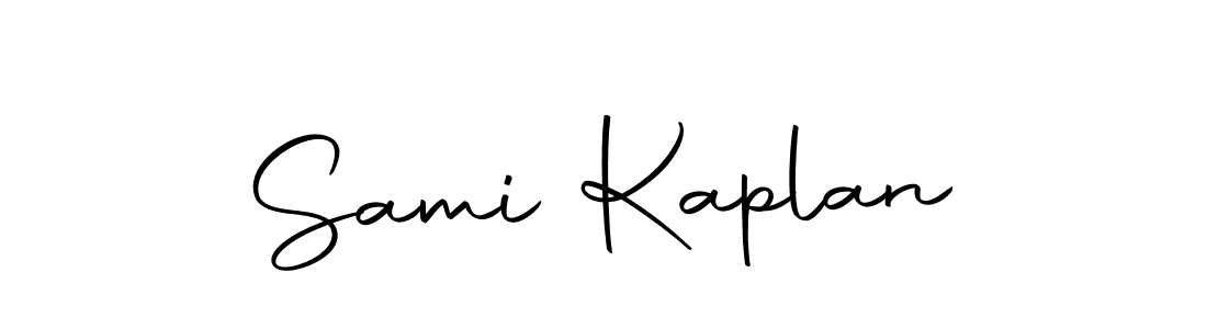 Create a beautiful signature design for name Sami Kaplan. With this signature (Autography-DOLnW) fonts, you can make a handwritten signature for free. Sami Kaplan signature style 10 images and pictures png