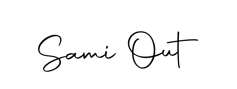 Here are the top 10 professional signature styles for the name Sami Out. These are the best autograph styles you can use for your name. Sami Out signature style 10 images and pictures png