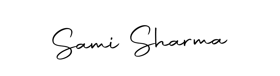 if you are searching for the best signature style for your name Sami Sharma. so please give up your signature search. here we have designed multiple signature styles  using Autography-DOLnW. Sami Sharma signature style 10 images and pictures png