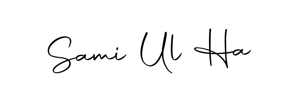 Use a signature maker to create a handwritten signature online. With this signature software, you can design (Autography-DOLnW) your own signature for name Sami Ul Ha. Sami Ul Ha signature style 10 images and pictures png