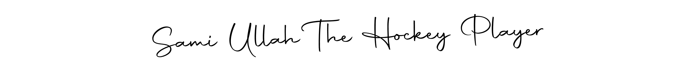 Use a signature maker to create a handwritten signature online. With this signature software, you can design (Autography-DOLnW) your own signature for name Sami Ullah The Hockey Player. Sami Ullah The Hockey Player signature style 10 images and pictures png
