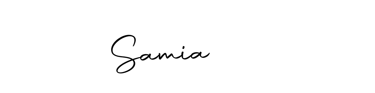 Create a beautiful signature design for name Samia ناز. With this signature (Autography-DOLnW) fonts, you can make a handwritten signature for free. Samia ناز signature style 10 images and pictures png