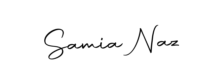 The best way (Autography-DOLnW) to make a short signature is to pick only two or three words in your name. The name Samia Naz include a total of six letters. For converting this name. Samia Naz signature style 10 images and pictures png