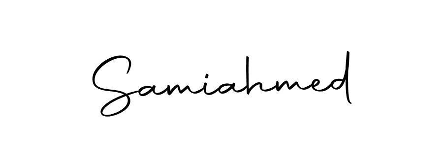 You can use this online signature creator to create a handwritten signature for the name Samiahmed. This is the best online autograph maker. Samiahmed signature style 10 images and pictures png