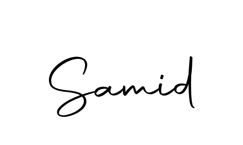 Also we have Samid name is the best signature style. Create professional handwritten signature collection using Autography-DOLnW autograph style. Samid signature style 10 images and pictures png