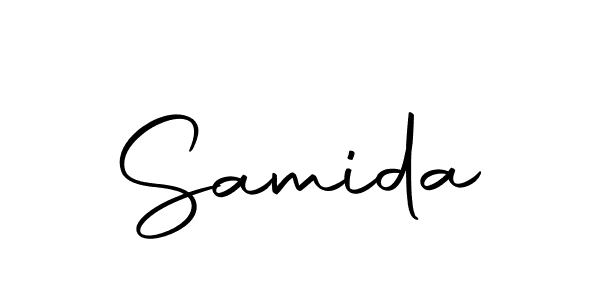 Create a beautiful signature design for name Samida. With this signature (Autography-DOLnW) fonts, you can make a handwritten signature for free. Samida signature style 10 images and pictures png