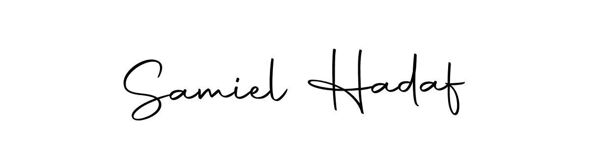 Here are the top 10 professional signature styles for the name Samiel Hadaf. These are the best autograph styles you can use for your name. Samiel Hadaf signature style 10 images and pictures png