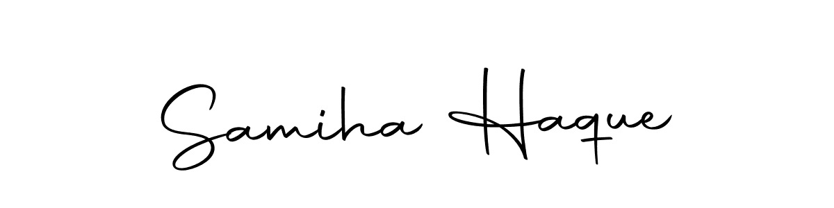 Make a beautiful signature design for name Samiha Haque. Use this online signature maker to create a handwritten signature for free. Samiha Haque signature style 10 images and pictures png