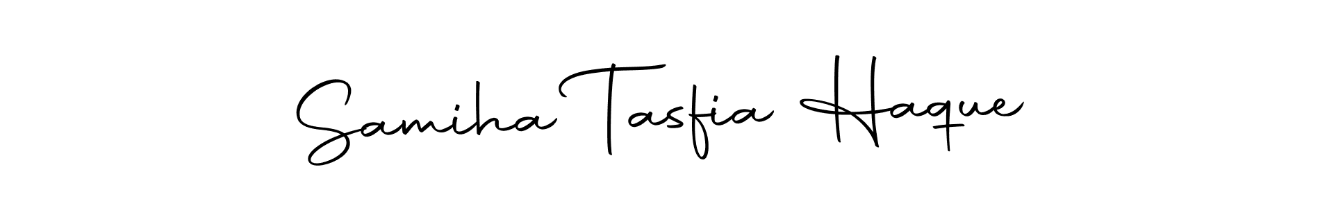 Design your own signature with our free online signature maker. With this signature software, you can create a handwritten (Autography-DOLnW) signature for name Samiha Tasfia Haque. Samiha Tasfia Haque signature style 10 images and pictures png