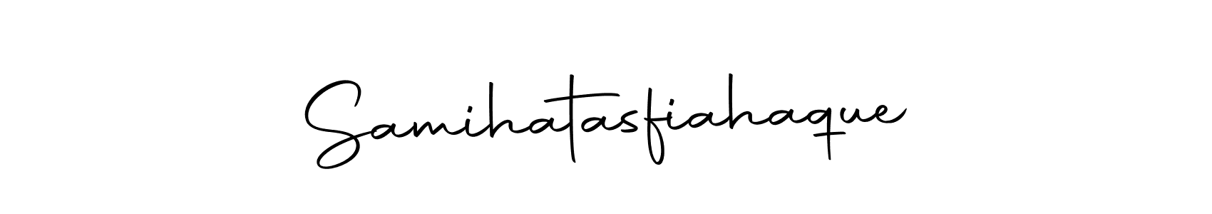 Also we have Samihatasfiahaque name is the best signature style. Create professional handwritten signature collection using Autography-DOLnW autograph style. Samihatasfiahaque signature style 10 images and pictures png