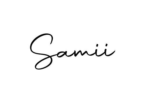 Create a beautiful signature design for name Samii. With this signature (Autography-DOLnW) fonts, you can make a handwritten signature for free. Samii signature style 10 images and pictures png