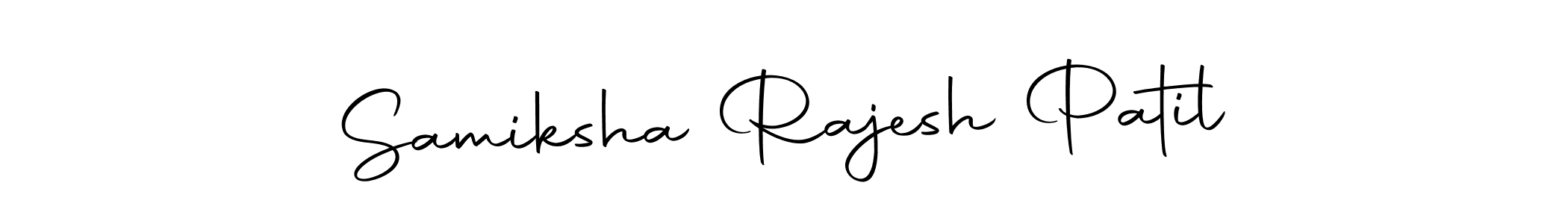 Design your own signature with our free online signature maker. With this signature software, you can create a handwritten (Autography-DOLnW) signature for name Samiksha Rajesh Patil. Samiksha Rajesh Patil signature style 10 images and pictures png