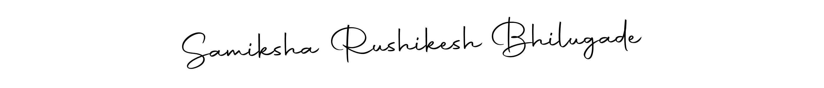 Here are the top 10 professional signature styles for the name Samiksha Rushikesh Bhilugade. These are the best autograph styles you can use for your name. Samiksha Rushikesh Bhilugade signature style 10 images and pictures png