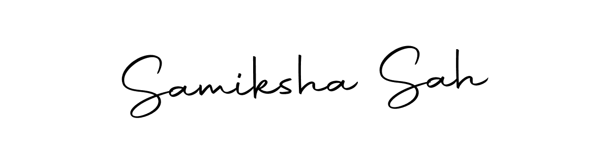 You can use this online signature creator to create a handwritten signature for the name Samiksha Sah. This is the best online autograph maker. Samiksha Sah signature style 10 images and pictures png