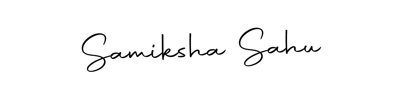 The best way (Autography-DOLnW) to make a short signature is to pick only two or three words in your name. The name Samiksha Sahu include a total of six letters. For converting this name. Samiksha Sahu signature style 10 images and pictures png