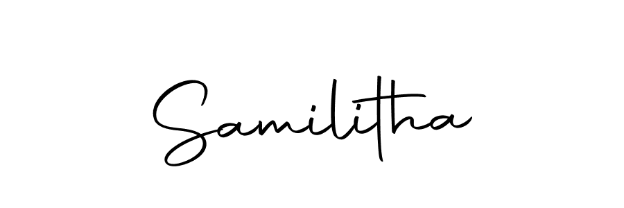 Autography-DOLnW is a professional signature style that is perfect for those who want to add a touch of class to their signature. It is also a great choice for those who want to make their signature more unique. Get Samilitha name to fancy signature for free. Samilitha signature style 10 images and pictures png