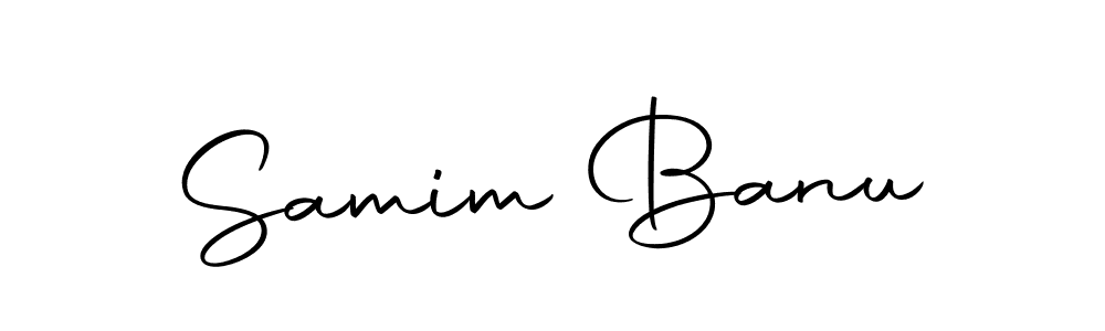 Samim Banu stylish signature style. Best Handwritten Sign (Autography-DOLnW) for my name. Handwritten Signature Collection Ideas for my name Samim Banu. Samim Banu signature style 10 images and pictures png